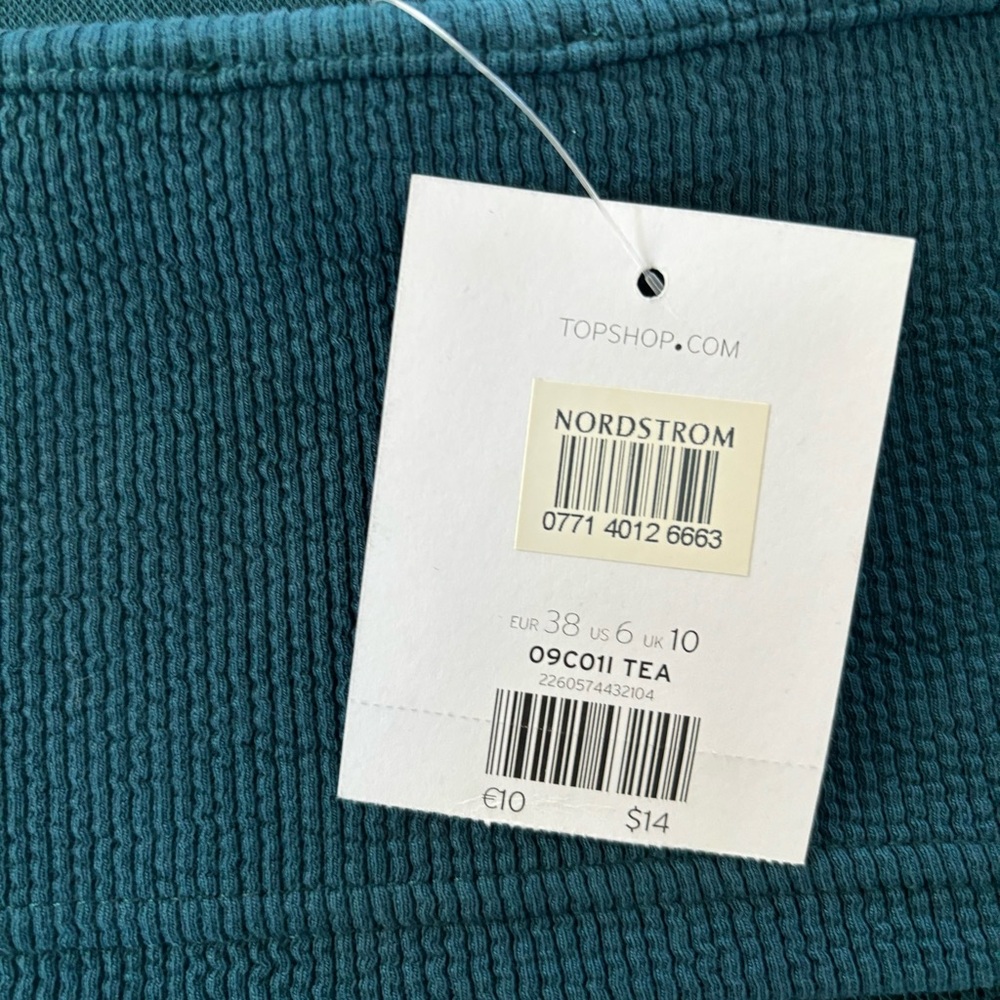NWT Topshop Ribbed Cropped Tank - Picture 3 of 4